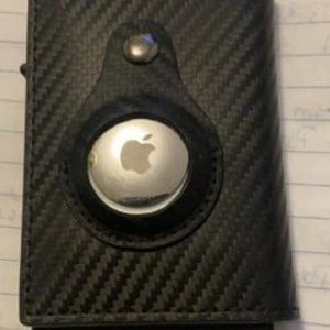 AirTag Wallet, Slim Wallet for Apple Air Tag, Smart Wallet with AirTag Holder